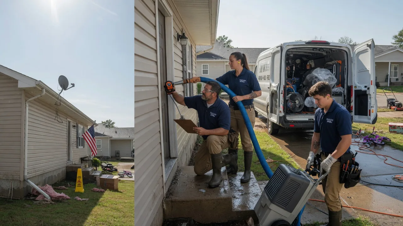 Ceiling Water Damage Restoration in Winnie, TX near me